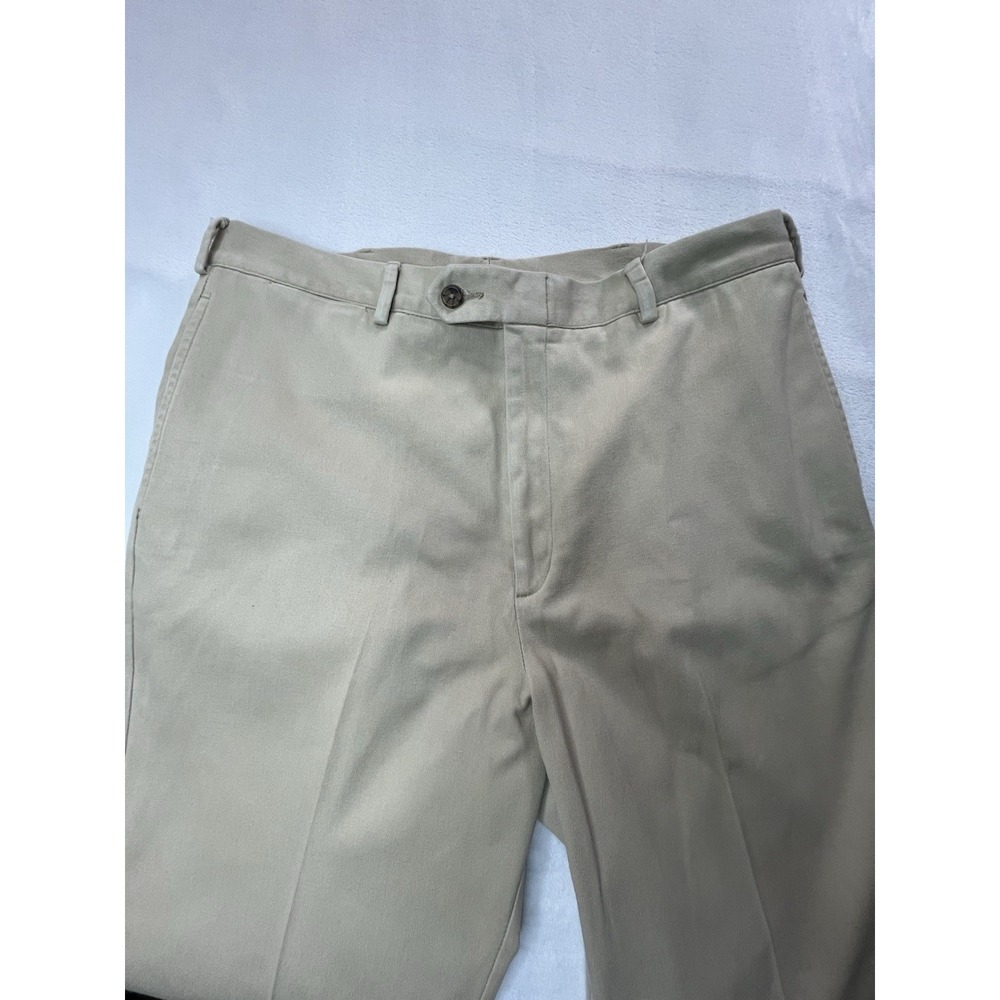 Tommy Hilfiger Mens 36 x 32 Pants Chino Light Khaki - Picture 2 of 13